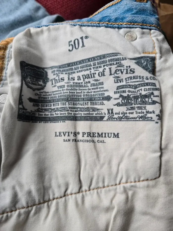 Levi's 501 original avec strass neuf - photo numéro 14