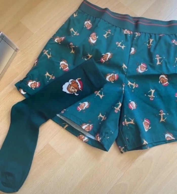 Ensemble caleçon boxer et chaussette Undiz Disney Timon pumba roi lion taille M Neuf - photo numéro 2