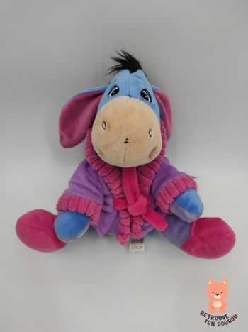 Peluche Doudou Bourriquet Peignoir Nicotoy