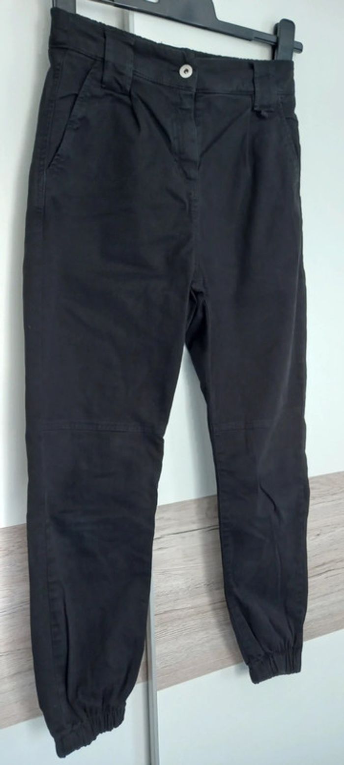 Pantalon coton noir taille 34 EUR
