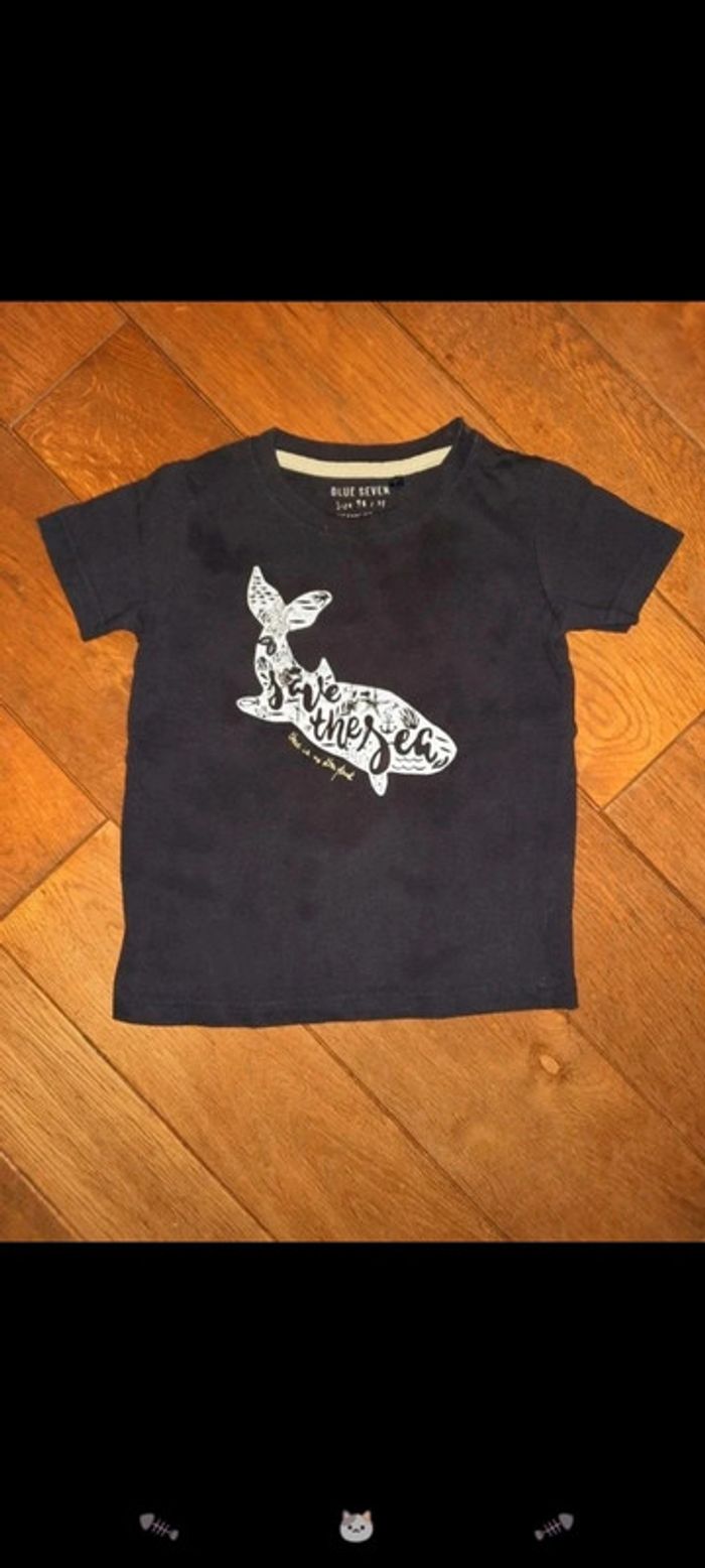 Lot 4 t shirts Blue seven coton bio 3 ans ou 98 cm - photo numéro 6