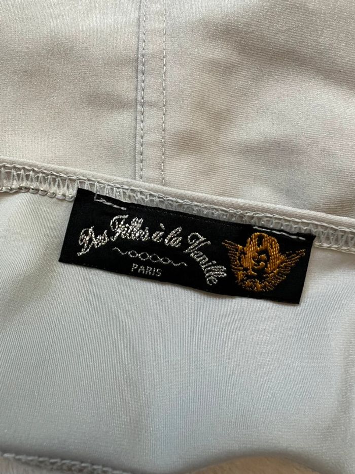 Débardeur court pailleté beige vintage made in France 🇫🇷 Coquette y2k - Taille S/M - photo numéro 9
