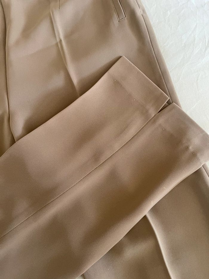 Pantalon droit café au lait - photo numéro 2