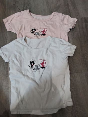 Lot de deux tee shirt