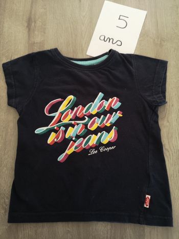 Tee shirt fille London 5 ans
