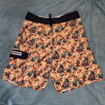 Short De Bain Vintage / Bernuda / Maillot De Bain / Aloha Hawaïen 🩳 Quiksilver  - Taille W31 - FR40
