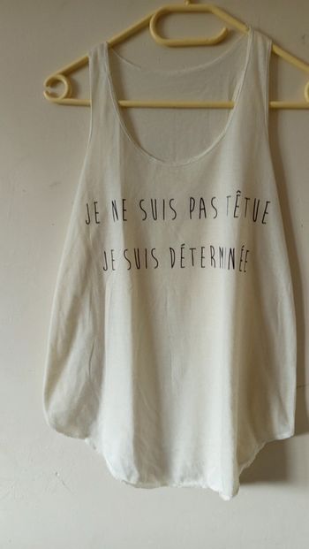 Débardeur humoristique femme taille S