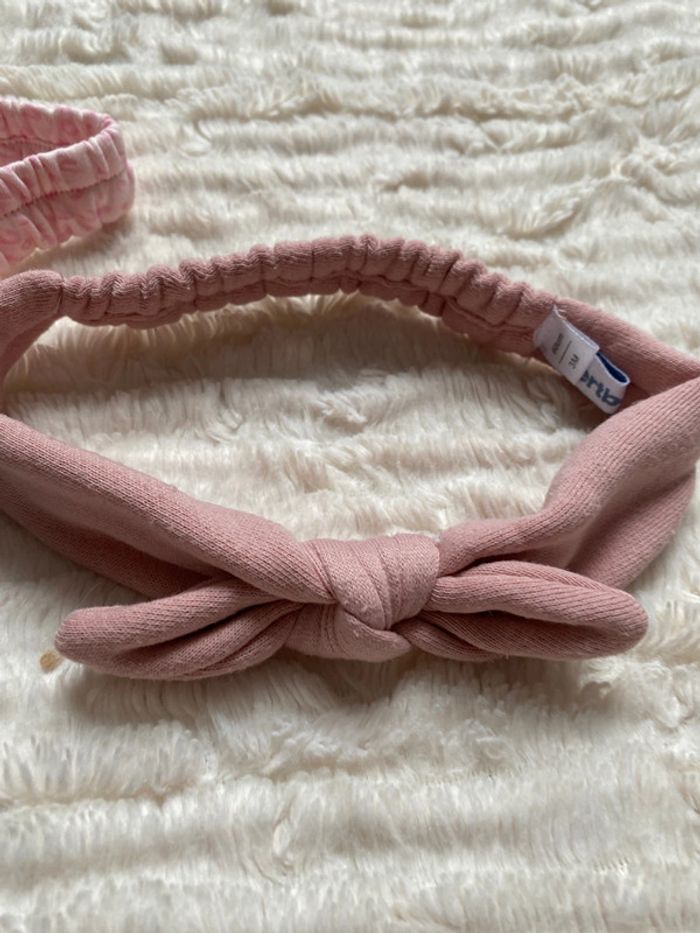 Lot de 3 bandeaux bébé fille 3 mois - photo numéro 4