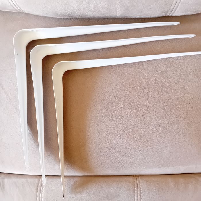 Faby27800 Equerres d'angle x 3 - 300 x 250 mm - couleur : blanc - photo numéro 2