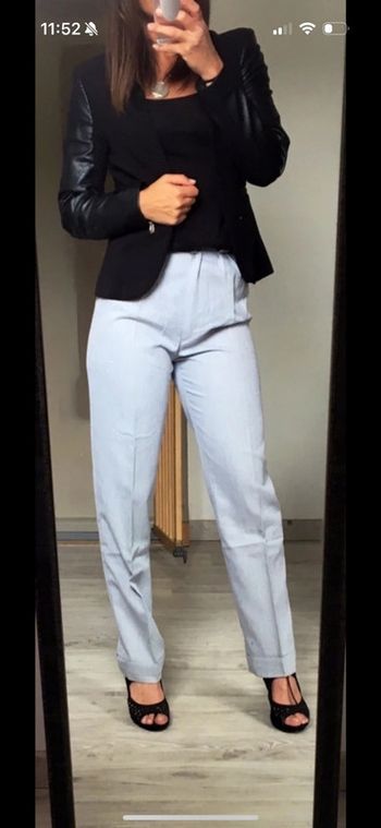 Pantalon tailleur gris