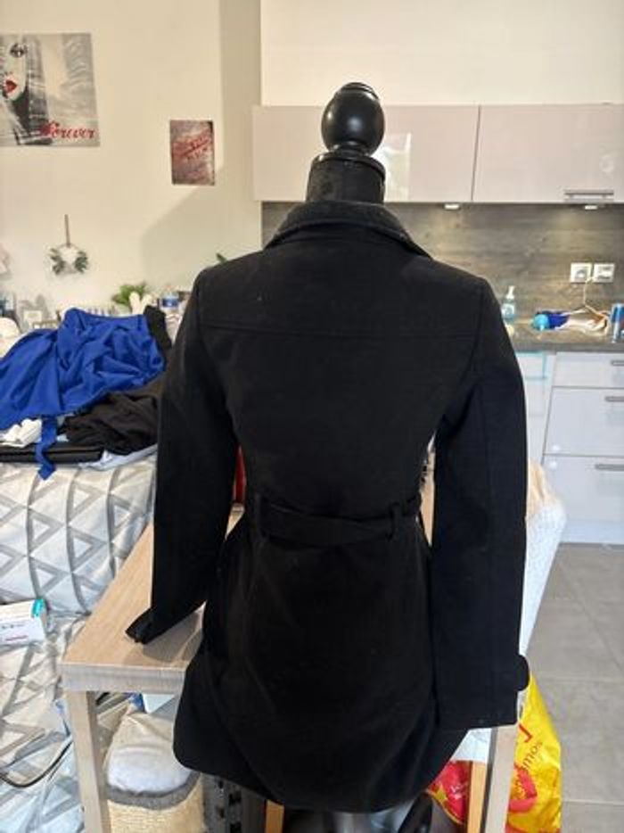 Manteau long noir trench 34 - photo numéro 2