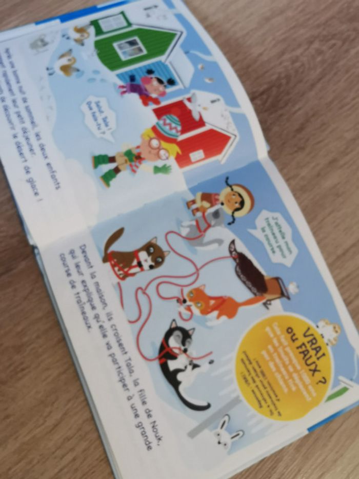 La course sur la banquise. Les petits voyageurs à l'aventure, éd. Nathan - photo numéro 3