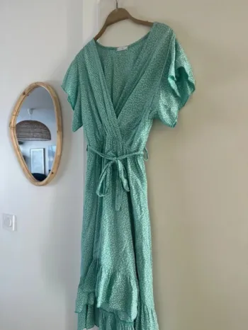 Robe turquoise - Taille unique