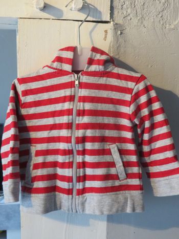 Gilet manche longue 12 mois Tissaia 74 cm