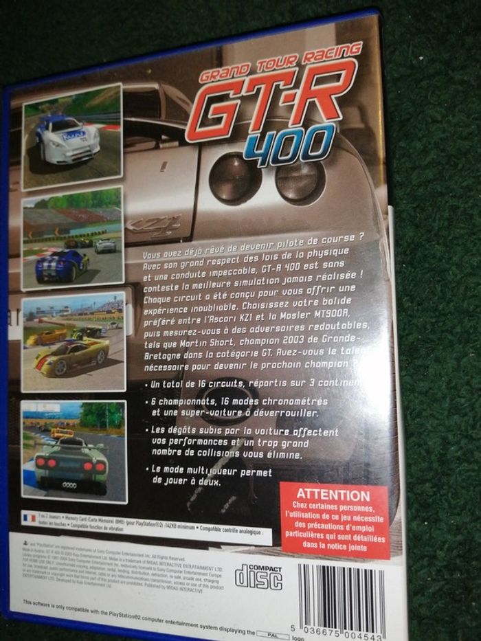 Jeu de PS2 GT-R 400 - photo numéro 2