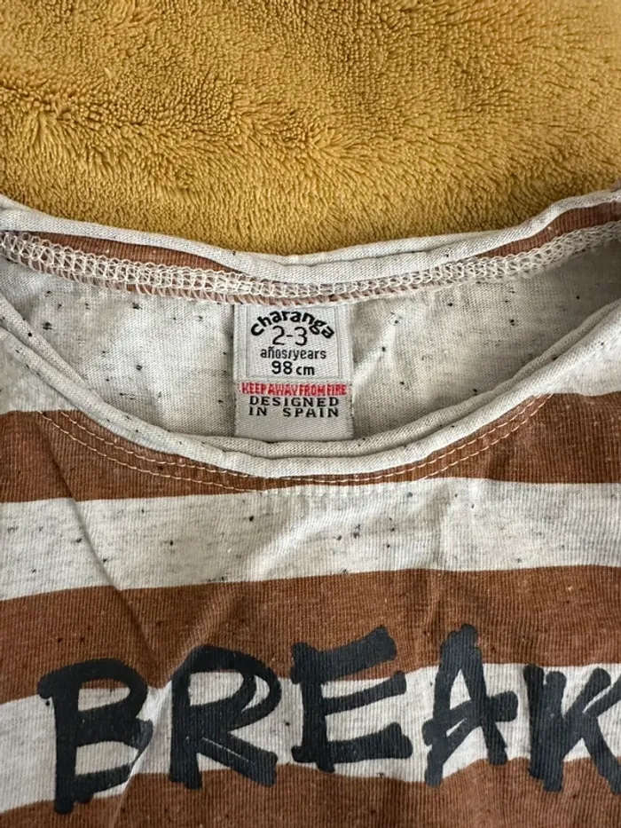 Teeshirt manches longues break the rules 3 ans - photo numéro 3