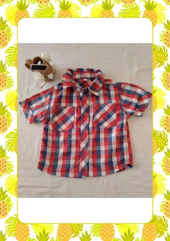 Chemise a carreaux manches courtes Zeeman