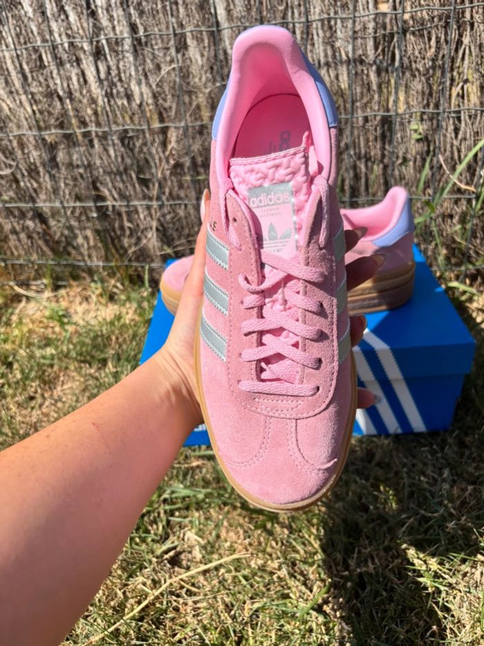 Baskets Basses Femme Adidas Gazelle Bold Rose -Taille 38 - photo numéro 2