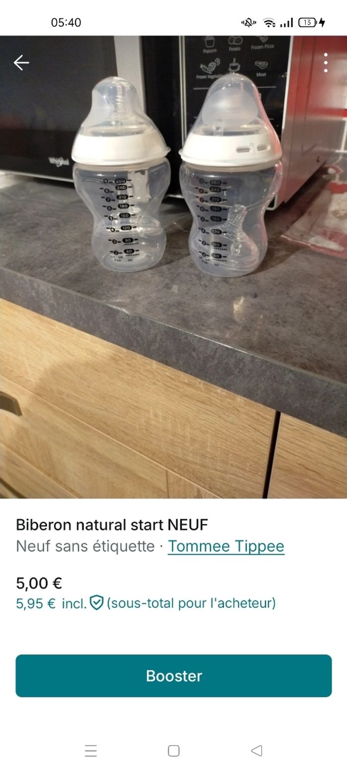 Lot biberons neuf