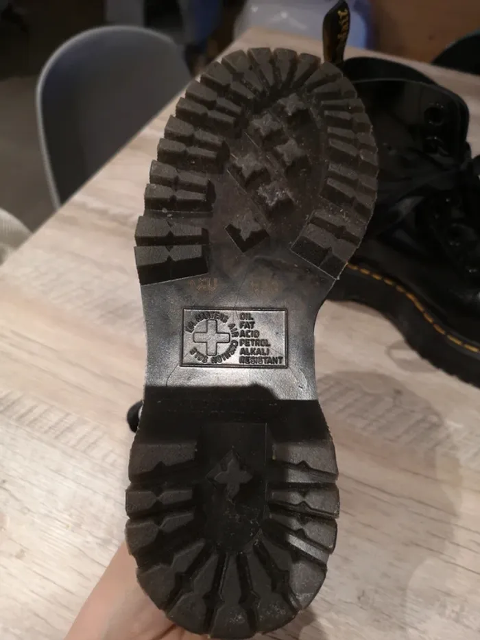 Dr martens molly noir plate-forme femme pointure 37 - photo numéro 5