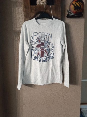 Tee-shirt manches longues garcon 12 ans