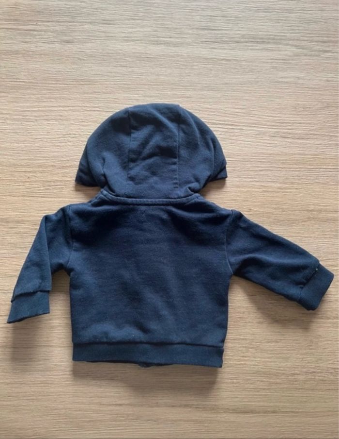 Sweat / gilet zippé 3 mois Kiabi - photo numéro 2