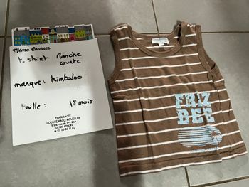 T shirt garçon 18 mois