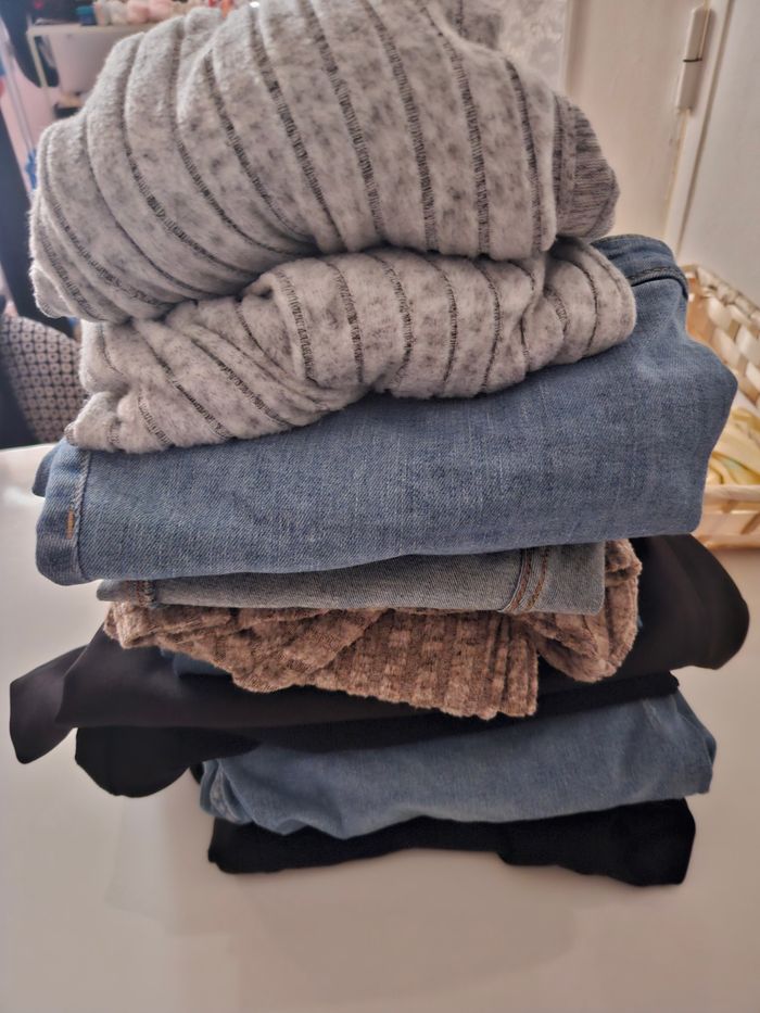Lot vêtements grossesse taille L