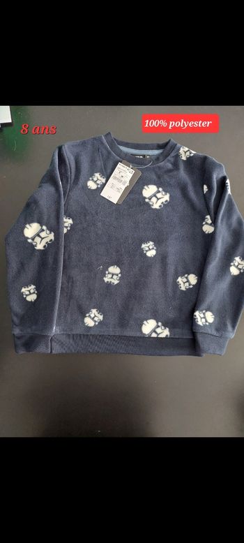 Pull Star Wars bleu marine garçon 8ans