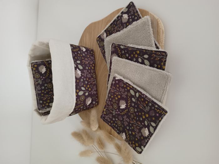 Panier de 10 lingettes lavables