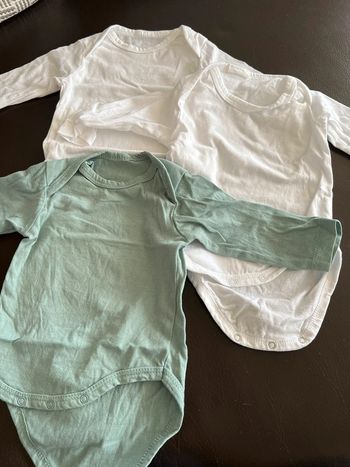 Lot de 3 bodys manches longues
