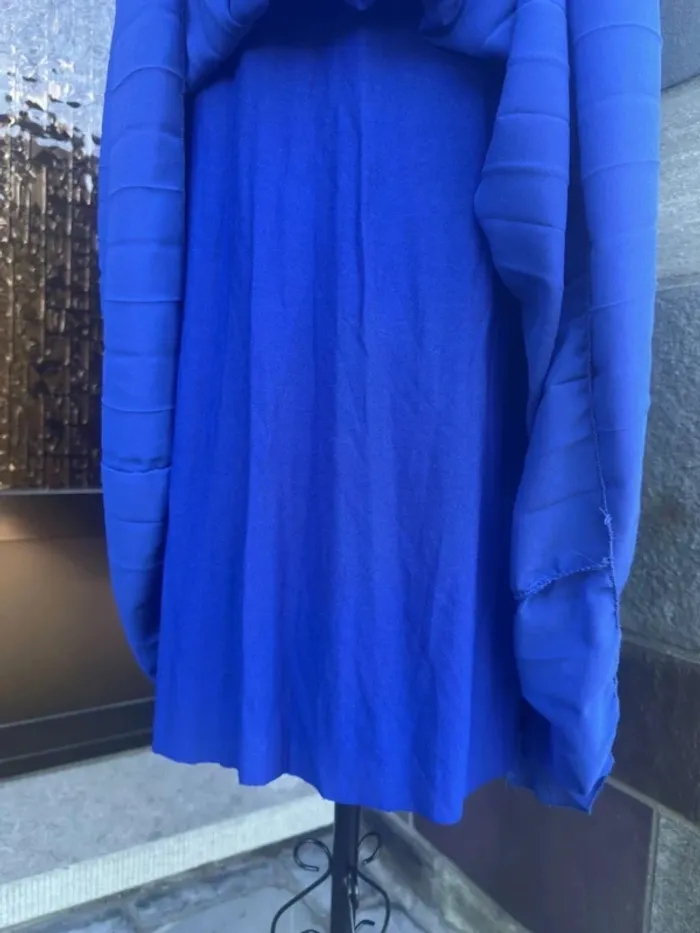 Jupe bleu plissée Amélie & Amélie - photo numéro 5