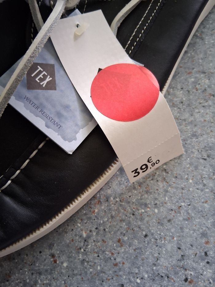 Mocassin  marin bleu marine " P- 44" - photo numéro 3
