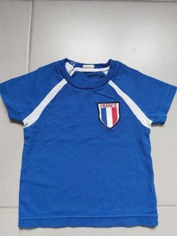 Tshirt manche courte France 6/9 mois