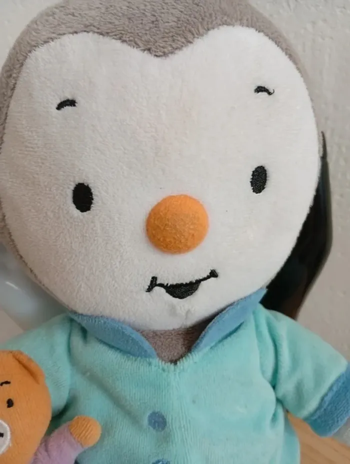 Peluche interactive tchoupi avec doudou 30cm tchoupi raconte moi une histoire - photo numéro 3