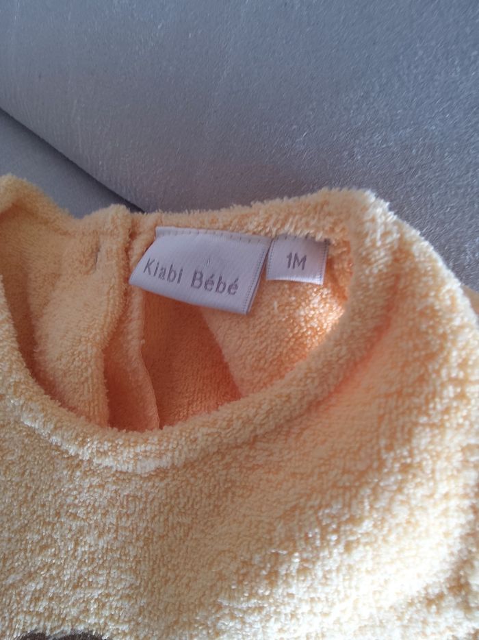 Robe en éponge jaunec 1 mois Kiabi - photo numéro 3