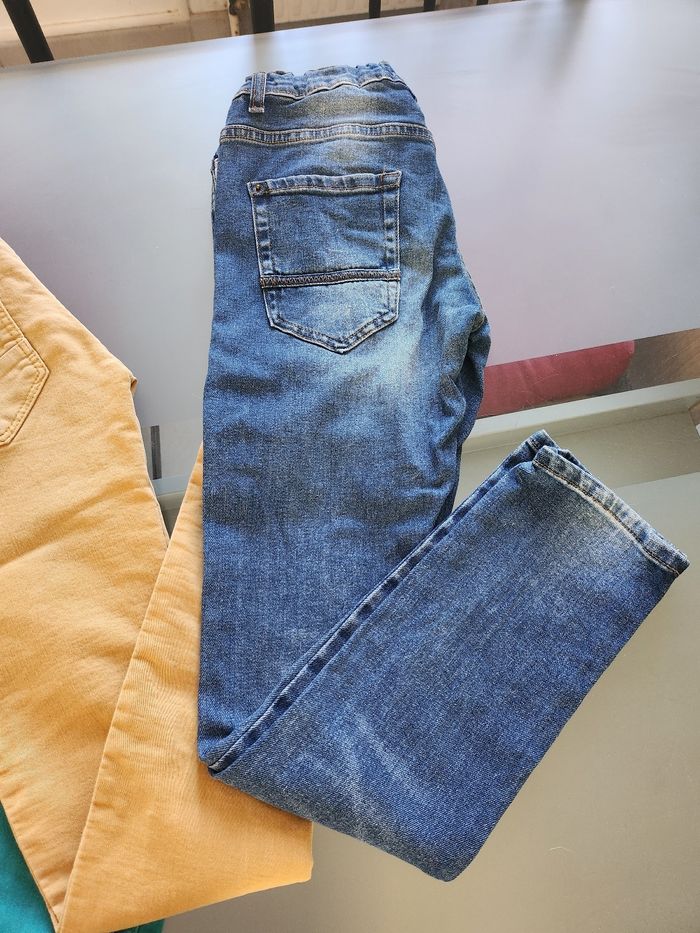👖 Lot de 3 pantalons garçon – tailles 11/12 ans et 12 ans – Kiabi & Zara Boys - photo numéro 4