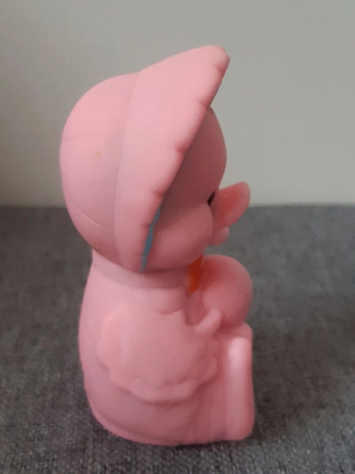 Jouet Pouet vintage : canard rose - photo numéro 4