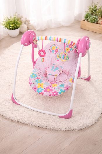 Balancelle bébé rose