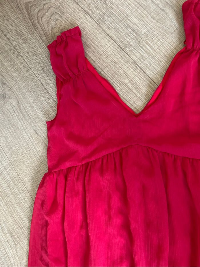 Robe rouge sans manches Naf Naf taille 38 comme neuve - photo numéro 9