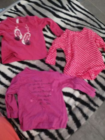Lot de tee-shirt manches longues