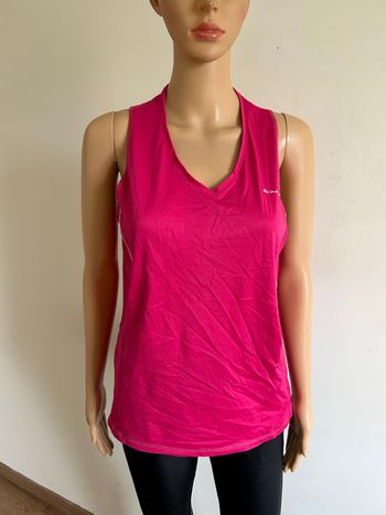 Haut de sport rose sans manches Quechua taille 36 TBE