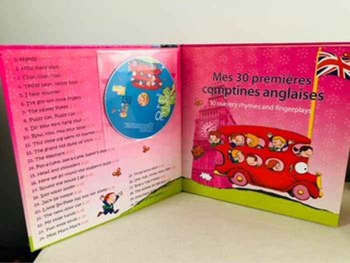 Livre mes 30 premières comptines anglaises avec CD neuf - photo numéro 3