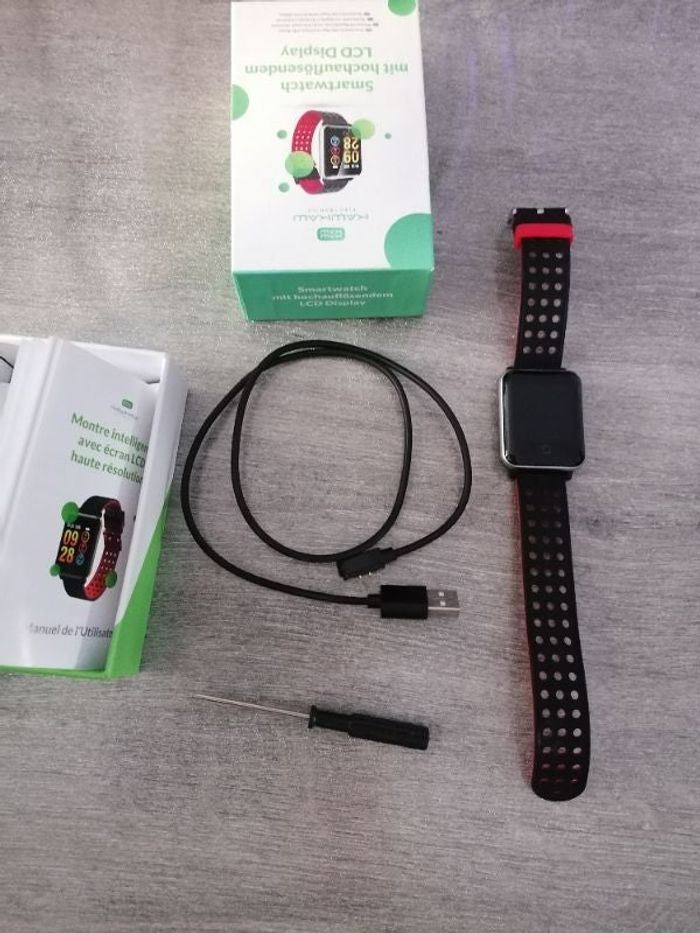 ⌚ Montre intelligente avec écran LED haute résolution