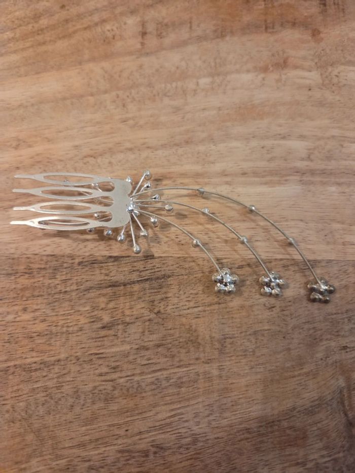 Peigne a chignon avec strass - photo numéro 4