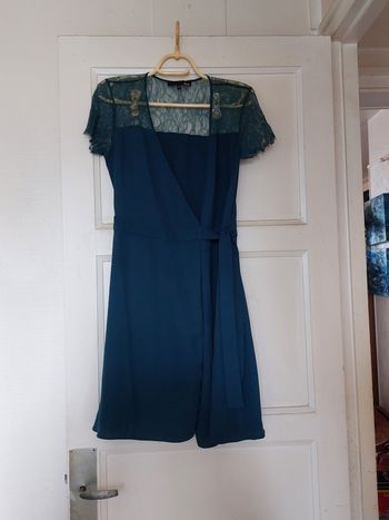 Robe etam t36 bleu petrole