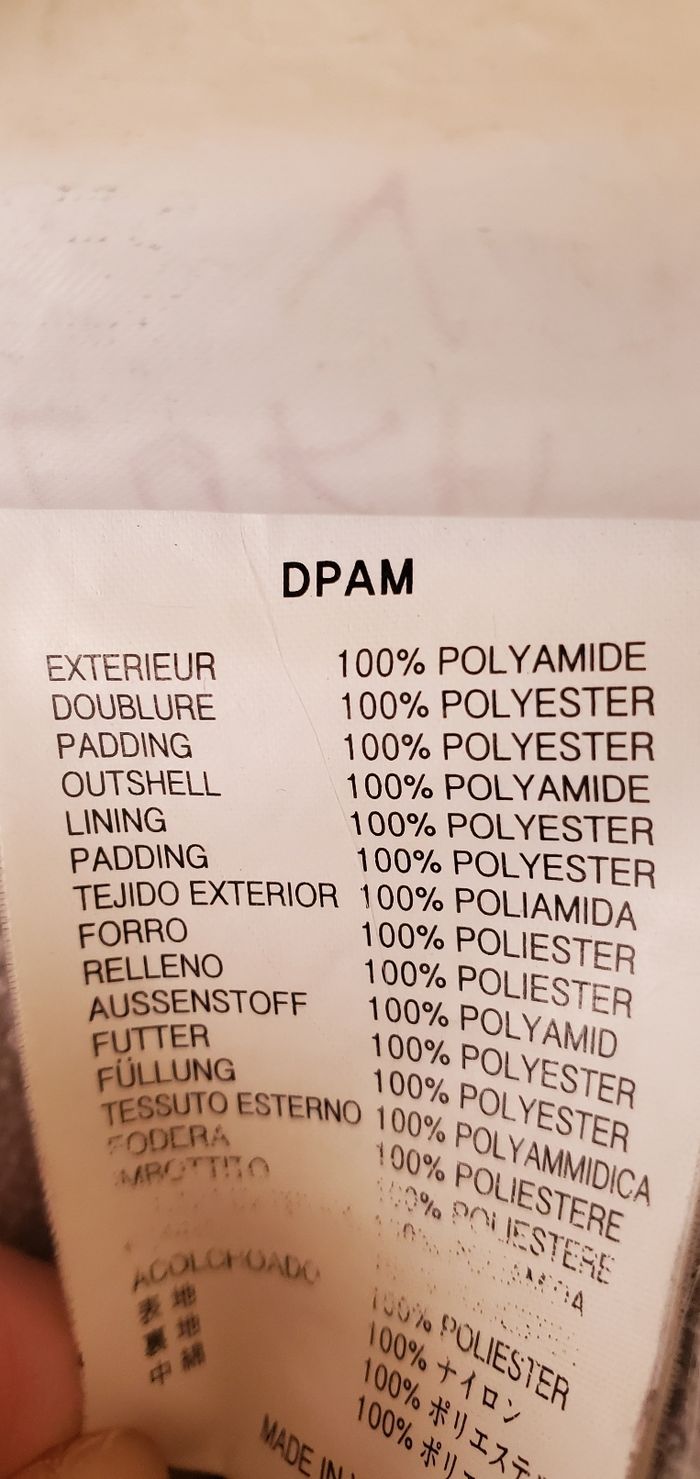 Doudoune bleu marine avec gants 10 ans DPAM - photo numéro 6