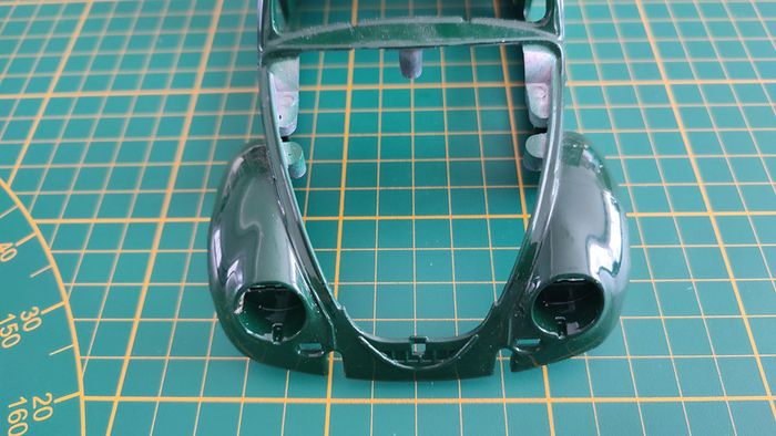 Carcasse carrosserie pièce miniature Burago Bburago Volkswagen Beetle 1955 1/18 1/18e 1/18ème #C59 - photo numéro 5