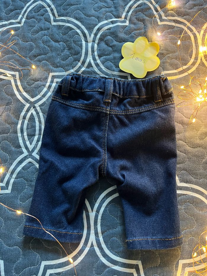 Lot de 2 Jeans 1 mois marque chicco - photo numéro 3