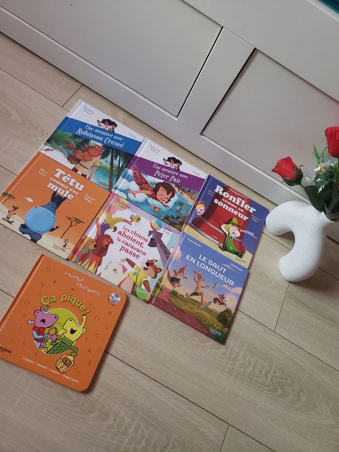 Lot de 6 livres + 1 gratuit 🎀 Mcdo 4€